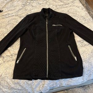 Black lightweight jacket with stretch